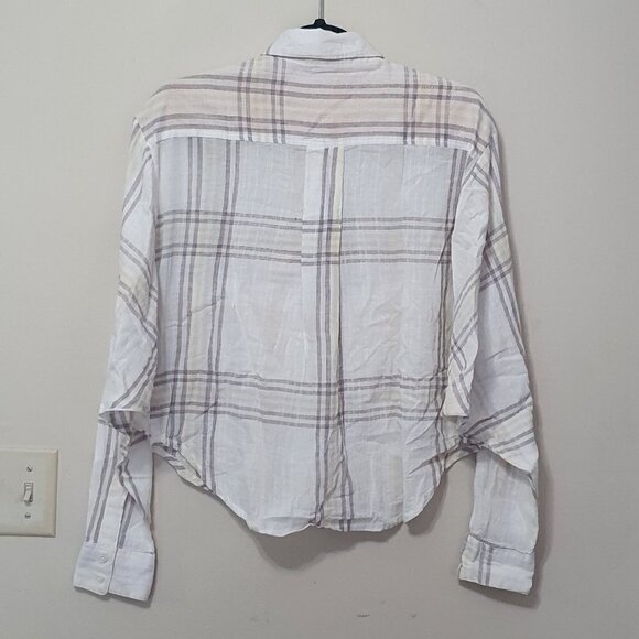 Free People Dolman Sleeve style Plaid Shirt - Picture 11 of 11